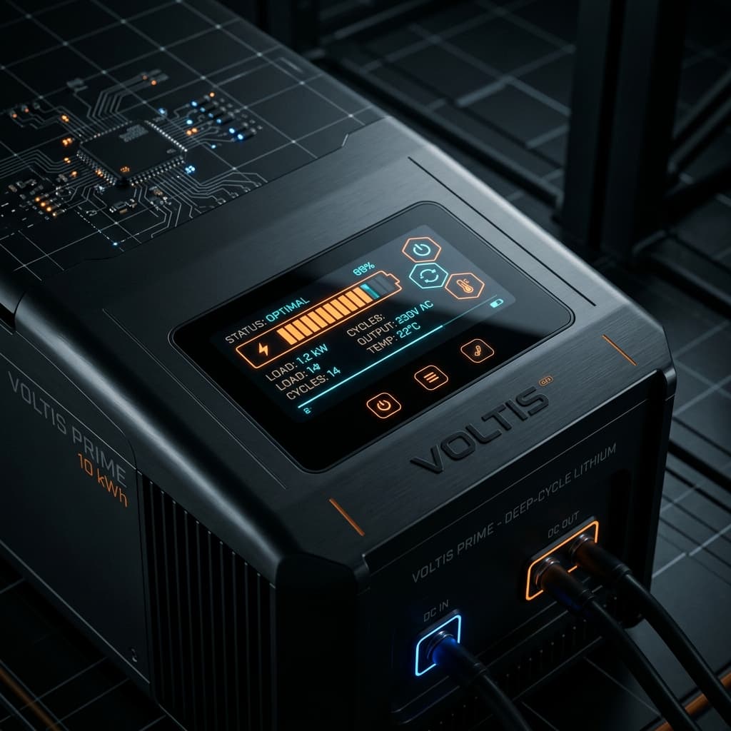 Deep-Cycle LiFePO4 Lithium Battery Storage