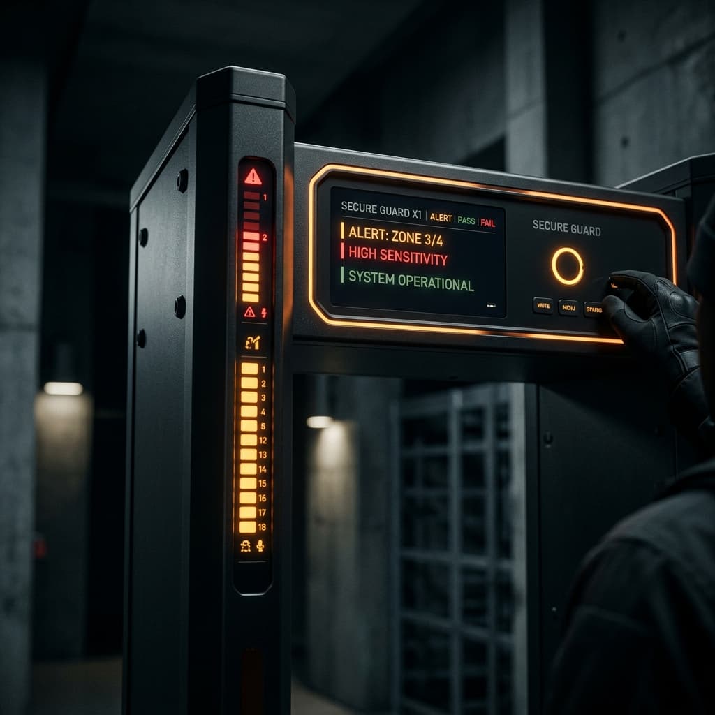 Walk-Through Multi-Zone Metal Detector Gates