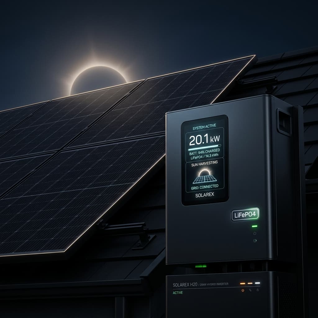 20kW Residential Solar & Battery Backup